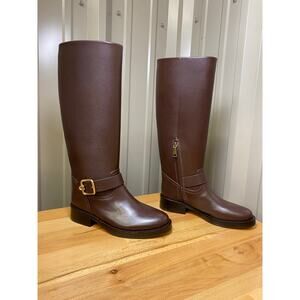 Coach Madeline Leather Boots Women's Size 5 New!
